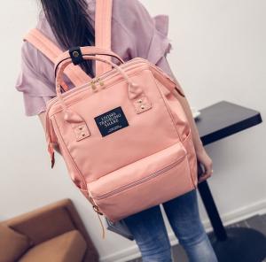 China Japan and South Korea women casual canvas shoulder bag large capacity travel bag computer bag backpack school students wholesale