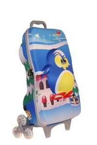 China Funny Rolling Kids Hard Case Luggage For School / Travel / Trip NHL002 wholesale