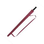 Silver Coating Large Size Promotional Golf Umbrellas Red Color Metal Tips
