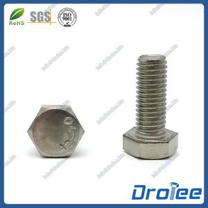 China 18-8 / 304 / 316 Stainless Steel Hex Cap Bolts wholesale