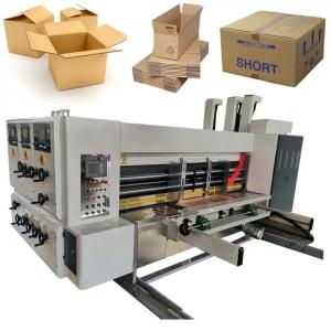 China Full Automatic Cardboard Box Printer Machine High Frequency Quenching Gear wholesale
