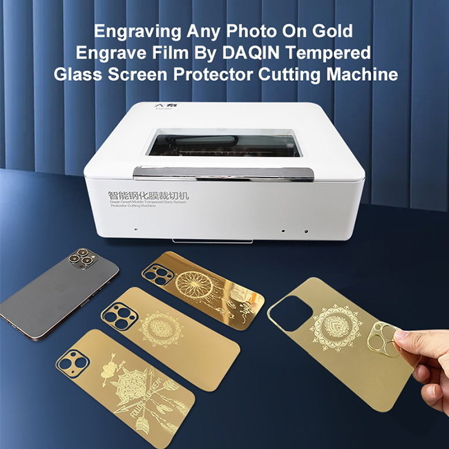 40w Daqin Engraving Screen Protector Laser Cutting Machine Water Cooling