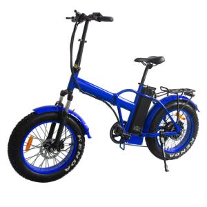 China Two-Wheel Foldable Portable Electric Bike 40 Mile Range 48V 500W Rear Motor 20in wholesale