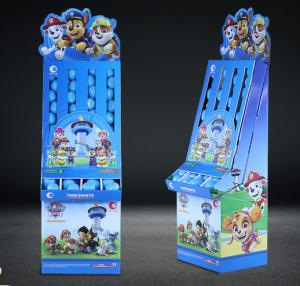 China Pantone Color Retail Cardboard Snack Displays Recyclable wholesale
