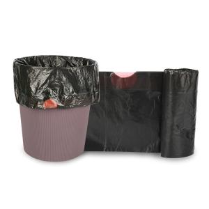 China Custom Jumbo 55 Gallon Recyclable Garbage Bags Black Plastic LDPE wholesale
