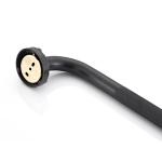 bathroom toilet grab rail black Bronze Bathroom Safety Grab Bars Chrome Knurled