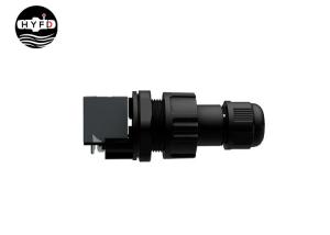 China 180 Degree 250V 10A Waterproof Rj45 Connector on sale