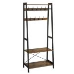 Coat Rack for Entrance, Industrial Hallway Coat Rack, Wooden Coat Stand for Sale