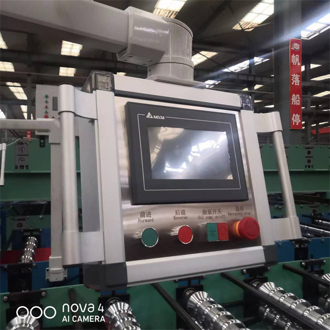 Trapezoidal Metal Roofing Sheet Roll Forming Machine For Zinc Color Steel Ibr Tile