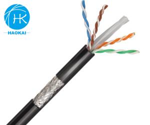 China PVC Jacket Outdoor SFTP CAT6 LAN Cable CCA Internet Network Cable wholesale