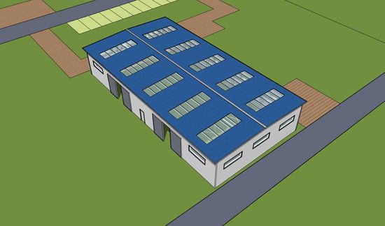 Prefabricated Metal Warehouse /Workshop Steel Structure Construction Building for Sale