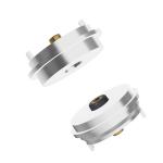 2A Round Magnetic Connector Gold Plating Magnetic Power Connector 2 Pin