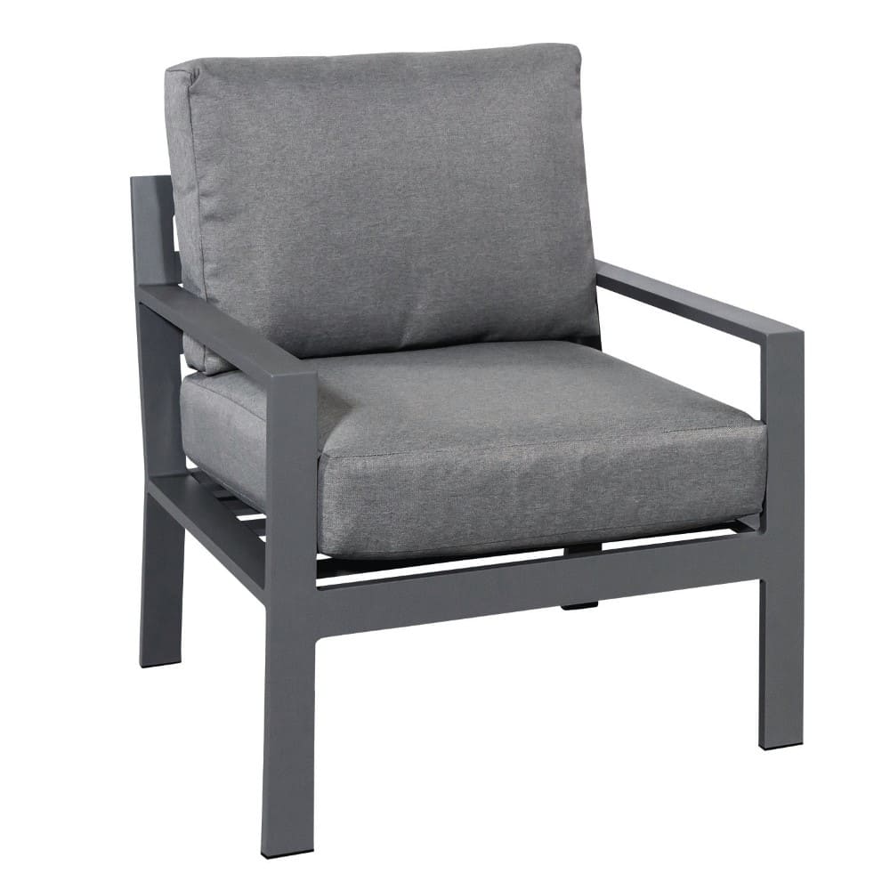 AJUNION 5 Piece Aluminum Outdoor Furniture Set Garden Sofa Patio Seating Lounge Set