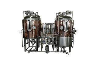 China Red Copper Brewpub Equipment 500L Automatic Controlling With Electricity Heating wholesale