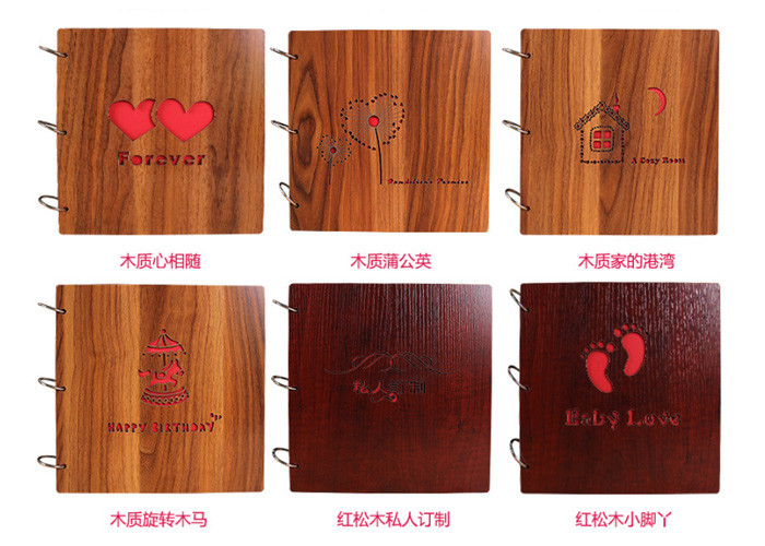 Wood Made Baby Keepsake Box Photo Album , Milestone Stickers Baby Shower Gift