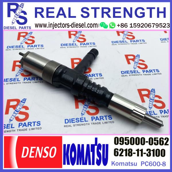PC600-8 Komatsu Fuel Injectors SAA6D140E 6218-11-3101 6218-11-3110 6218-11-3100