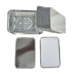Custom Order Acceptance Food Packing Aluminum Foil Containers with Lids