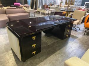 China 2x0.76m Computer Office Table And Chair Combo Marble wholesale