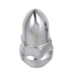 Silver / Chrome Wheel Lug Nuts Acorn Cone Seat Bullet Bulge Style 7/16"X20