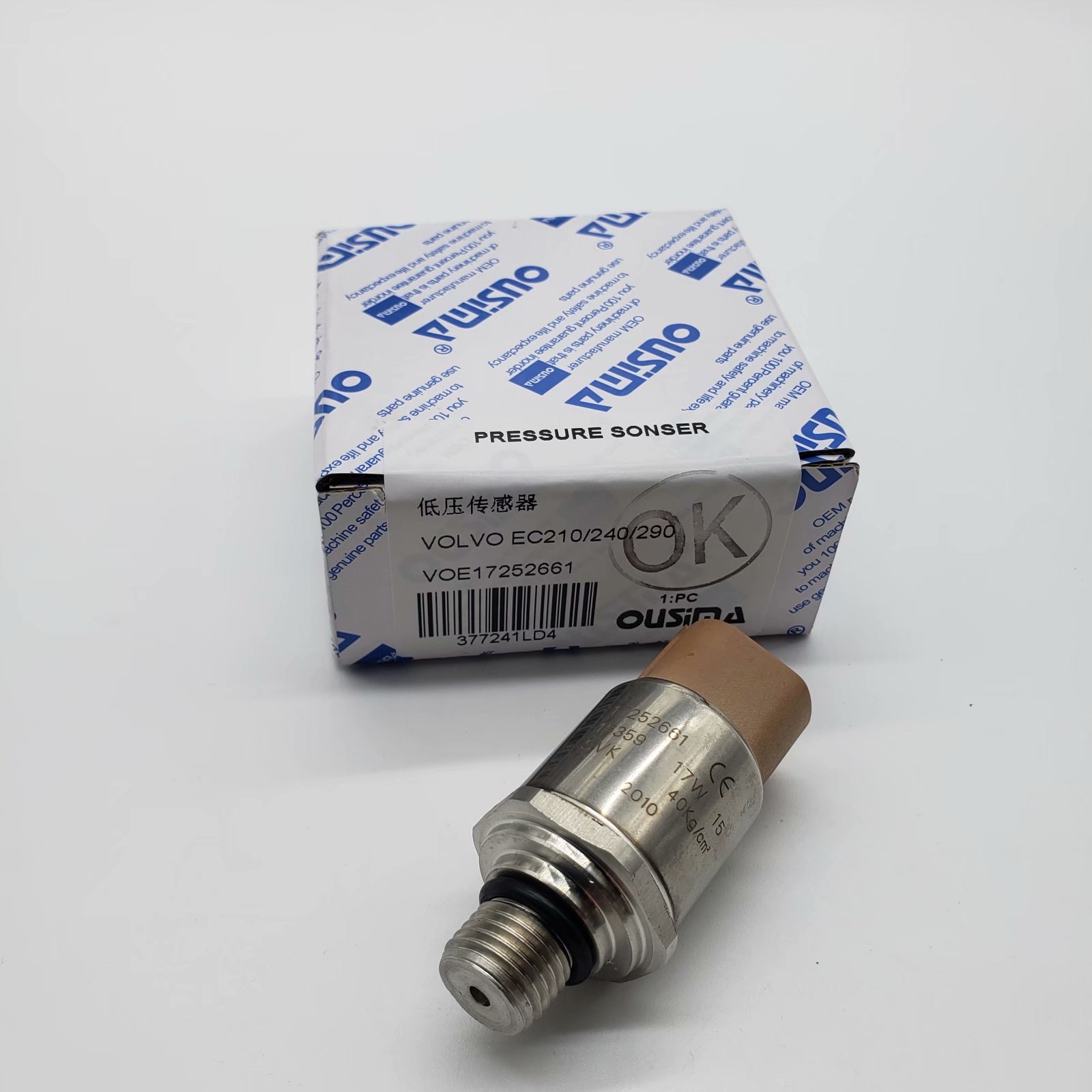 OUSIMSA 17252661 Pressure Sensor VOE17252661 Sensor For EC210 EC240 EC290