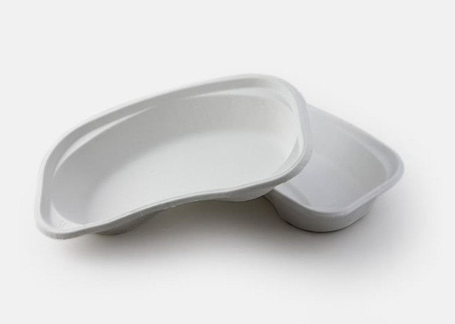 Biodegradable Disposable Paper Pulp Kidney Dish Tray 700ml