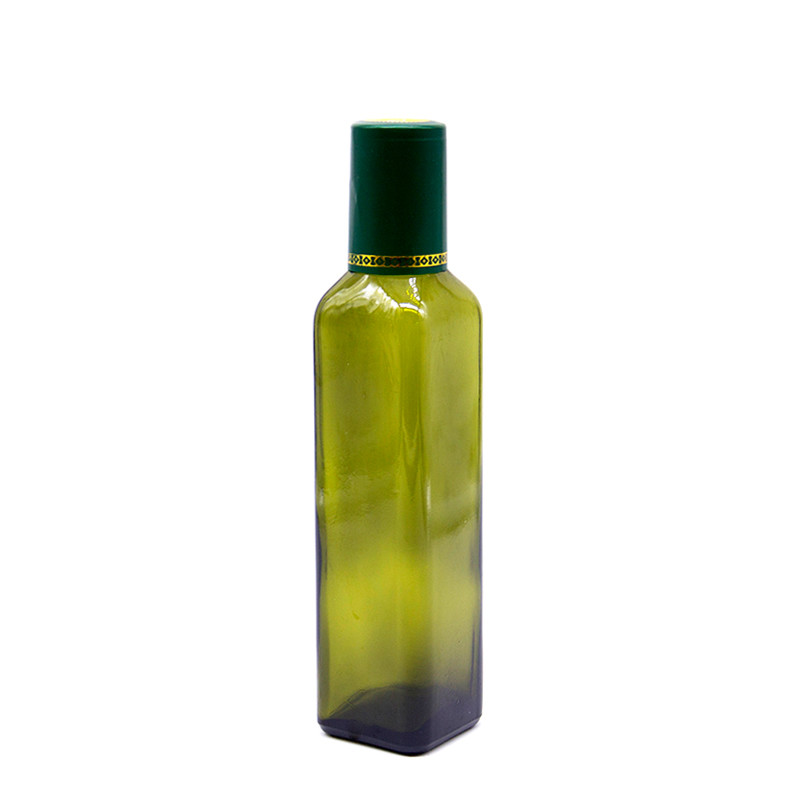 0.5L Marasca Olive Oil Disposable Glass Storage Bottles BPA Free With Metal Lid