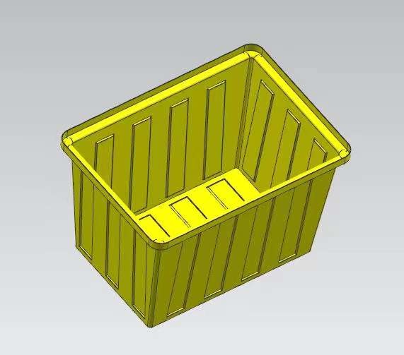 Two hundred liters of square box mold for making plastic products