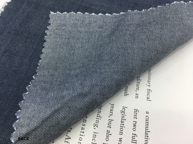 Sustainable 100% Lycra 5.8/5.4oz Denim Jeans Fabric Plain Dyed