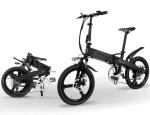 Black 20 Inch Electric Bike For Adults 48v 13ah Lithium Battery Wear Resistant