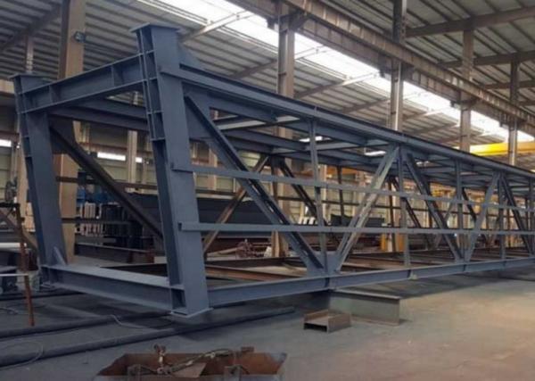 Large Steel Structure High Rise Building , Strong Steel Structure Industrial