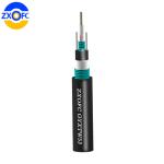 4 Core Direct Burial Fiber Optic Cable , GYXTW53 Double Armored Fiber Optic