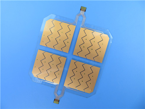 Single Layer 0.15mm Flexible PCB Board Built On Transparent PET