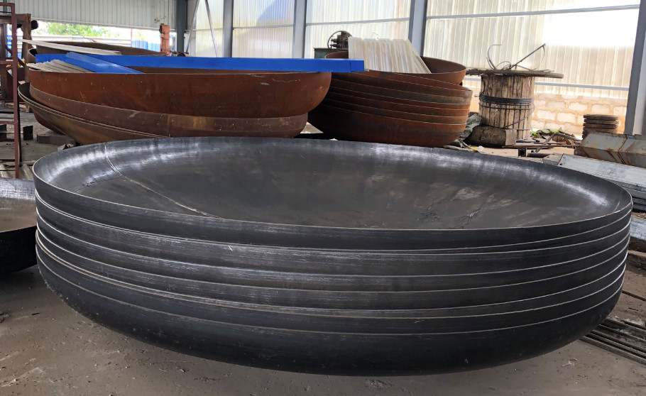 Pressure Vessel Tank Dished Ends Torispherical Stainless Steel Cold Pressing