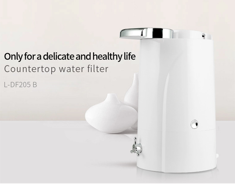 Energy Drink Countertop Alkaline Water Filter 4 Stages For Home / Office Use