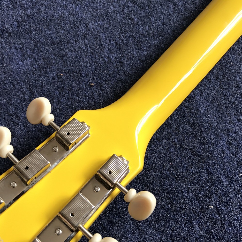 Wholesale and Hot selling OEM studio electric guitar yellow color one piece bridge pickup LP 1958 Junior guitar