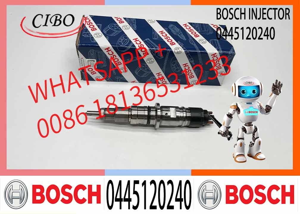0 445 120 240 Common Rail Injector 0445120240 Diesel Auto Parts Injection 0445 120 240 for Auto Car