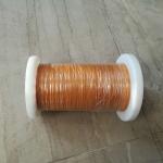 0.1mm TEX Yellow Triple Insulated Winding Wire Fine Magnet Copper Wire TIW For
