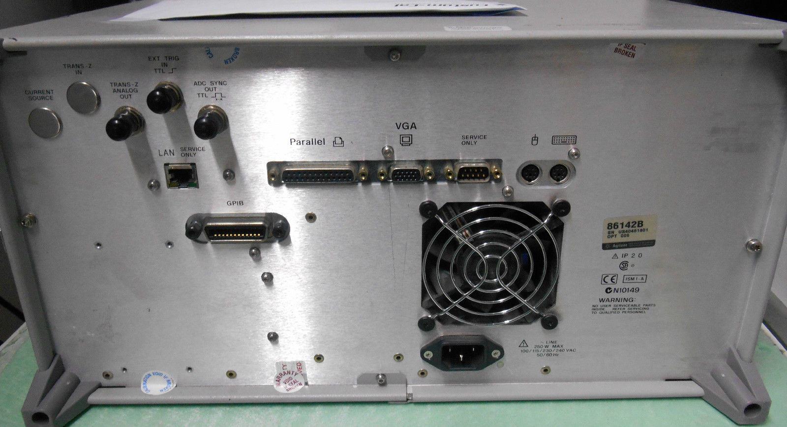 Durable PC Optical Spectrum Analyzer Keysight Agilent 86142A