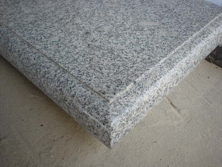 Acid Resistant Light Grey Granite Slab , G603 Granite Stone Floor Tiles