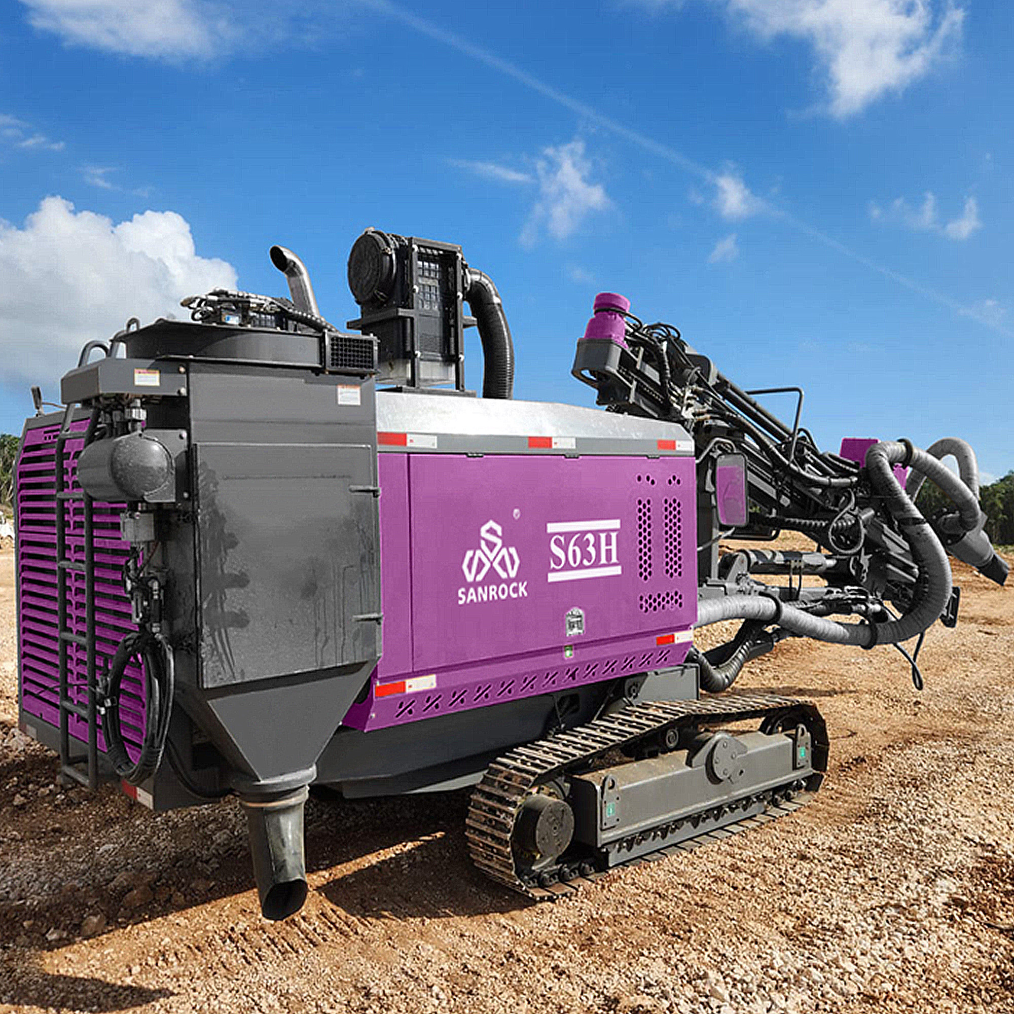 180° Rotary Borehole DTH Drilling Machine Mining Hydraulic Drilling Rig Integrated Drilling Equipment