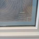 Commercial White UPVC Soundproof Windows Sash Bay