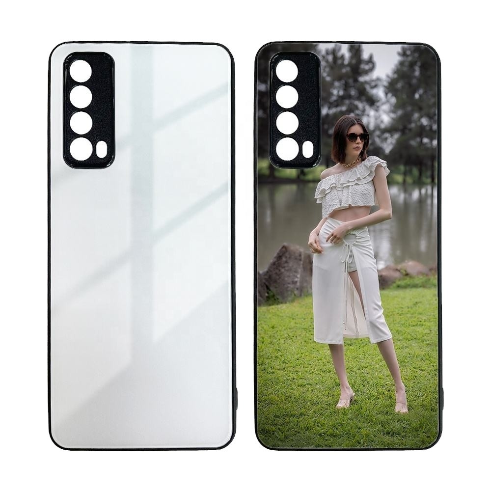 2D Sublimation Glass Phone Case for Huawei Y7A Back Phone Cover Custom Sublimation Phone Cases