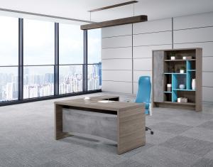 China Two - Side Melamine Office Furniture Chipboard Executive Table For Deputy Directors / CEO wholesale