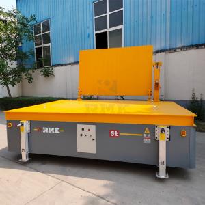 China Steel Industry Electric Transfer Trolley , 5 Tons Warehouse Transfer Cart wholesale