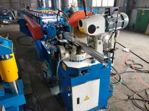 China Gear Box Drive Round Water Pipe Forming Machine Locked Metal Gutter Making Machine wholesale