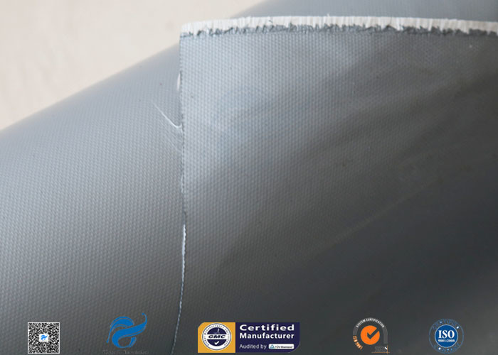 Grey Silicone Coated Fiberglass Fabric 7628 0.25mm For Electrical Insulation