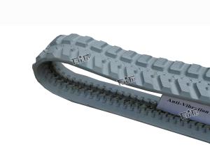 China High Running Speed Non Marking Rubber Tracks 230 X 48 X 70mm Non Disintegration wholesale