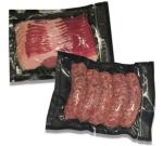 Embossing Clear / Black Vacuum Seal Bags Bpa Free Meat Vegetable Storage