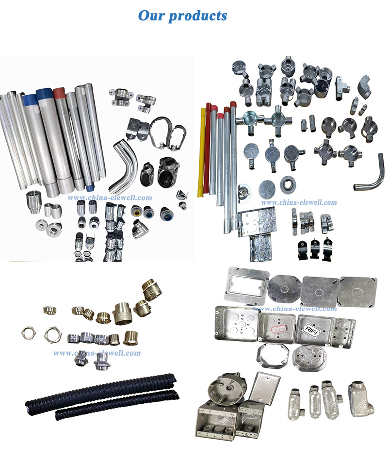EMT Conduit Connector and Conduit Coupling Compression Type