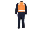 Orange Navy Reflective Safety Wear , Industrial Safety Clothing Australian Size